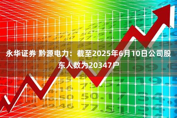 永华证券 黔源电力：截至2025年6月10日公司股东人数为20347户
