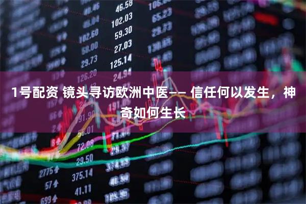 1号配资 镜头寻访欧洲中医—— 信任何以发生，神奇如何生长